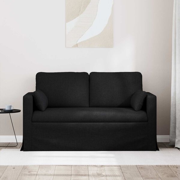 vidaXL Sof&aacute; 120cm Negro Metal