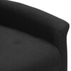 vidaXL Sill&oacute;n de masaje elevable tela negro