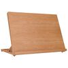 vidaXL Caballete de sobremesa madera maciza de haya 65x48x7 cm