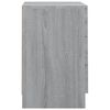 vidaXL Mesita de noche madera contrachapada gris Sonoma 38x35x56 cm