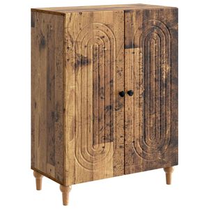 vidaXL Aparador Madera envejecida 66 x 34,5 x 90 cm