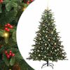 vidaXL &Aacute;rbol de Navidad artificial Verde 180 cm PVC, Metal y Pl&aacute;stico