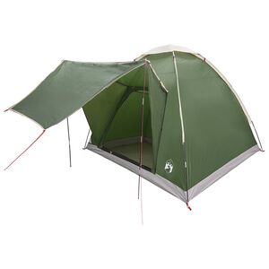 vidaXL Tienda de camping 2 persona Verde Poli&eacute;ster y Acero