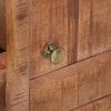 vidaXL Mueble para TV de madera maciza de mango rugosa 110x30x40 cm
