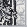 vidaXL Alfombra de pasillo BCF gris 80x300 cm