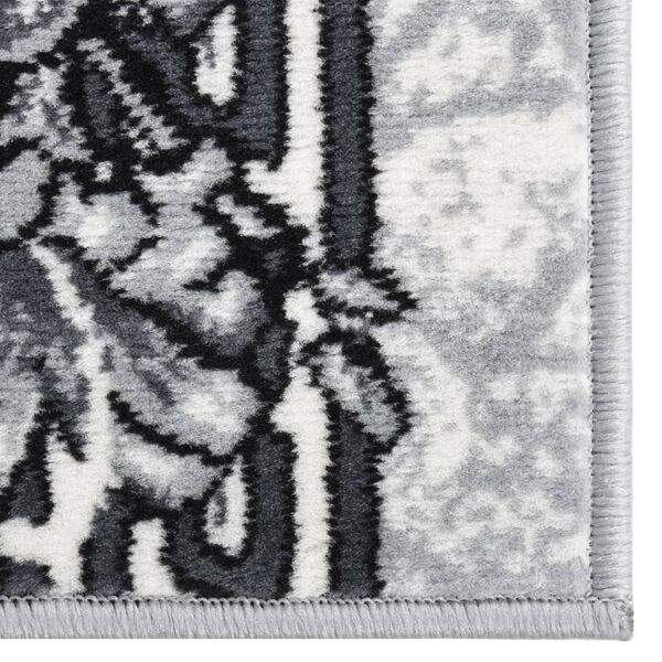 vidaXL Alfombra de pasillo BCF gris 80x300 cm