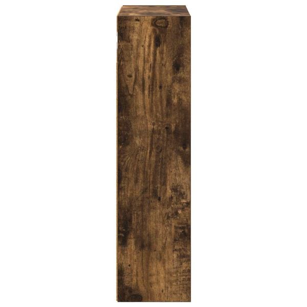 vidaXL Armario de pared para ba&ntilde;o Roble Ahumado 40 x 16 x 62,5 cm