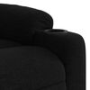 vidaXL Sill&oacute;n reclinable de masaje el&eacute;ctrico tela negro