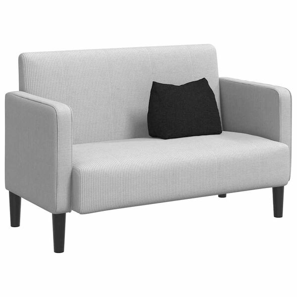 vidaXL Coj&iacute;n de Espalda Negro 45 x 20 x 35 cm tela