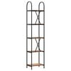 vidaXL Estante de libros Madera vieja 40 x 30 x 183 cm