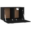 vidaXL Armario de pared madera contrachapada negro 60x36,5x35 cm