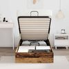 vidaXL Estructura de Cama Ottoman Madera vieja 75,5 x 190 cm
