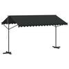 vidaXL Toldo de pie independiente gris antracita 400x300 cm