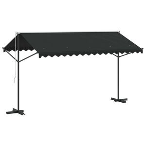vidaXL Toldo de pie independiente gris antracita 400x300 cm