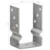 vidaXL Anclajes de valla 12 uds acero galvanizado plateado9x6x15 cm