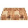 vidaXL Estante flotante madera acacia maciza acabado aceite 80x30x4 cm