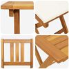 vidaXL Conjunto bistro 3 pcs Aceite Natural Madera de Acacia Sólida