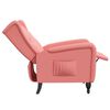 vidaXL Sill&oacute;n reclinable de terciopelo rosa