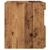 vidaXL Armario de Noche con caj&oacute;n 2 pcs Madera vieja 50 x 40 x 45 cm
