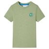 vidaXL Camiseta infantil caqui claro 116