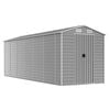 vidaXL Caseta de jard&iacute;n gris claro 191x555x198 cm acero galvanizado