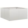 vidaXL Jardinera 80x80x40 cm Acero inoxidable
