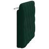 vidaXL Cabecero de cama acolchado terciopelo verde oscuro 100 cm