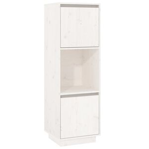 vidaXL Aparador alto de madera maciza de pino banco 38x35x117 cm