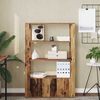 vidaXL Vitrina Madera vieja 30 x 80 x 119.5 cm Madera contrachapada