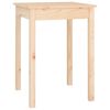vidaXL Mesa de comedor madera maciza de pino 55x55x75 cm