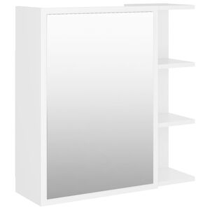 vidaXL Armario con espejo de ba&ntilde;o madera contrachapada 62,5x20,5x64 cm
