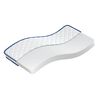 vidaXL Colch&oacute;n de espuma viscoel&aacute;stica blanca 90x190x17 cm suave