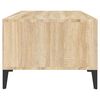 vidaXL Mesa de centro madera contrachapada roble Sonoma 90x50x36,5 cm