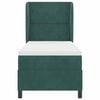 vidaXL Cama tipo Box Spring Verde oscuro 200 x 80 cm Poli&eacute;ster