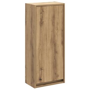 vidaXL Vanidad de lavabo montada en la pared Roble artisan