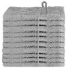 vidaXL Toalla de Invitado SOLUND 10 uds. Gris 15 x 21 cm 550 gsm