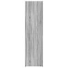 vidaXL Aparador de madera de ingenier&iacute;a gris Sonoma 50x42,5x185 cm