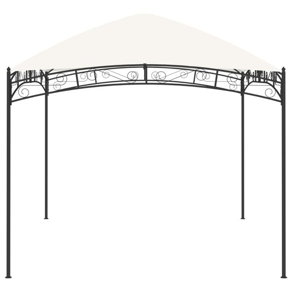vidaXL Cenador de jardín color crema 4x3 m 180 g/m²