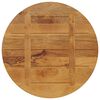 vidaXL Tablero de mesa redondo madera maciza de mango &Oslash; 90x3,8 cm