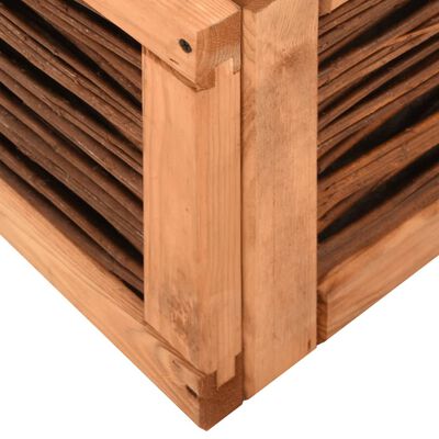 vidaXL Invernadero de madera maciza de pino y de sauce 60x80x45 cm