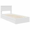 vidaXL Cama con almacenamiento 90 x 200 cm Madera de ingenier&iacute;a