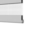 vidaXL Estor cebra gris claro 80x230 cm tejido ancho 80,9 cm poli&eacute;ster