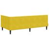 vidaXL Estructura de Cama Esquina con Colch&oacute;n 2 pcs Amarillo