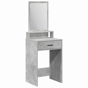 vidaXL Mesa Tocador Gris Concreto 50 x 41 x 140 cm