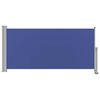 vidaXL Toldo lateral retr&aacute;ctil de jard&iacute;n azul 120x300 cm