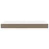vidaXL Colchón de muelles ensacados tela gris taupe 90x200x20 cm