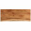 vidaXL Tablero rectangular madera de acacia borde vivo 100x40x2,5 cm