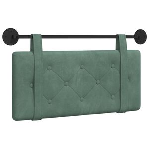 vidaXL Cabecera Colgante Verde Mar 90 x 55 x 5 cm Terciopelo