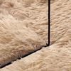 vidaXL Alfombra peluda de pelo largo NAVARRA beige 130x200cm Poli&eacute;ster