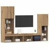 vidaXL Gabinete de TV Roble artisan 40.5 x 30 x 102 cm